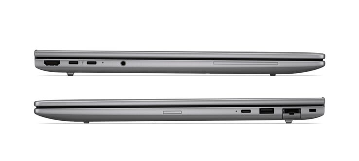 Размеры ноутбука ZBook 8 G2a 16 составляют 359 × 250 × 19 мм.
