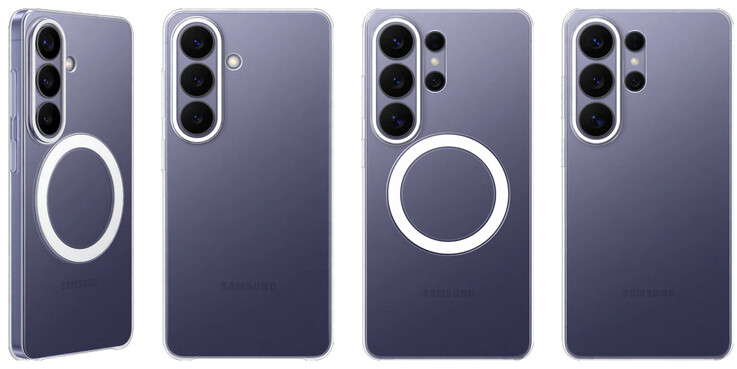 Утечка магнитных и немагнитных чехлов для телефонов серии Galaxy S26