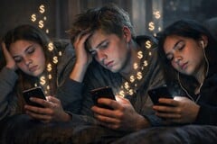 Подростки бездумно пролистывают социальные сети, а провайдеры социальных сетей получают прибыль.