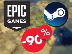 В настоящее время Sid Meier's Civilization VI продается со скидкой 90% как в Steam, так и в Epic Games Store. (Источник изображения: Steam / Epic Games)