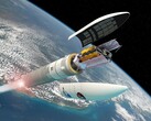 Концептуальное изображение развертывания космического телескопа Джеймса Уэбба на орбите (ESA; обрезано)
