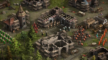 Изображение, на котором запечатлен город в игре «Cossacks 3».
