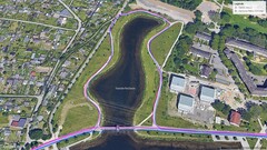 Тест GPS: озеро