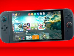 Nintendo Switch 2 на фоне Legend of Zelda: Tears of the Kingdom. (Источник изображения: Nash Weedle on X)