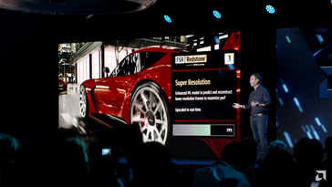 FSR Redstone также приносит суперразрешение на основе ML. (Источник изображения: AMD)