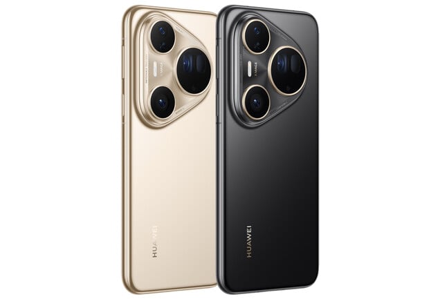 Huawei Pura 80 Ultra в классической черной и золотой отделке (Источник изображения: Huawei)