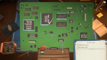 На изображении: скриншот игрового процесса из игры «ReStory: Chill Electronics Repairs».