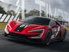 BYD Yangwang U9 Track Edition, установивший новый рекорд скорости на электромобиле. (Источник изображения: BYD)