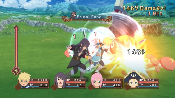 Скриншот из игры «Tales of Symphonia».
