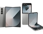 Samsung Galaxy Z Fold6 (слева) и Z Flip6 (справа). (Источник изображения: Amazon)