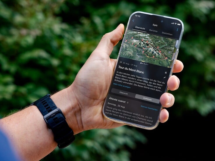 Garmin Epic позволяет объединять несколько видов активности в один маршрут.