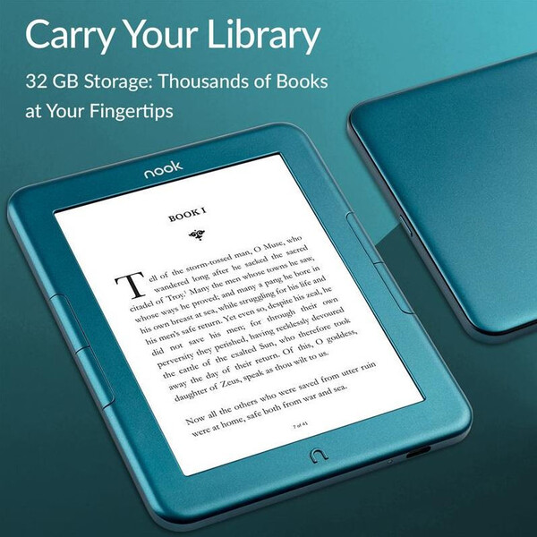 Новый цвет - третий с момента выхода GlowLight 4 в 2021 году. (Источник изображения: Barnes & Noble)