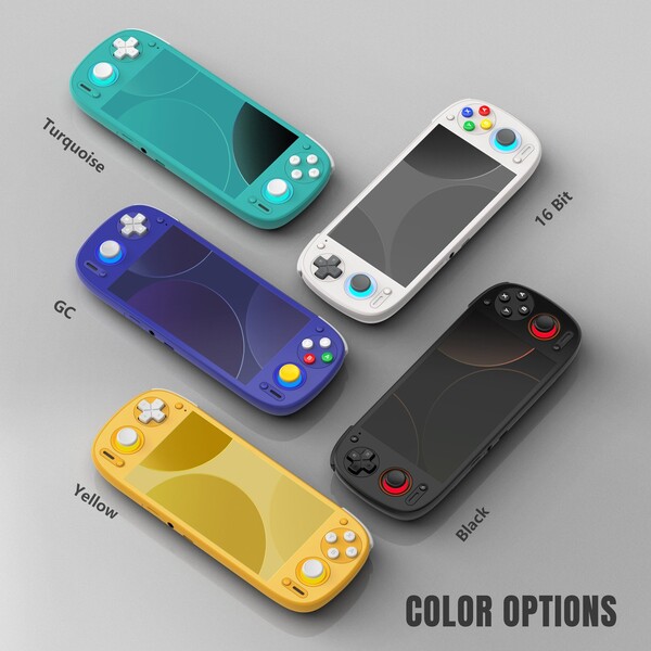 Два цвета Retroid Pocket G2 были позаимствованы у Nintendo Switch Lite. (Источник изображения: Retroid)