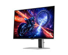 Рекламное изображение игрового монитора Samsung Odyssey OLED G6 500 Гц на белом фоне. (Источник изображения: Samsung)