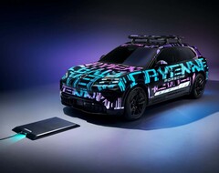 Электрический внедорожник Porsche Cayenne с беспроводной зарядкой (Источник изображения: Porsche)