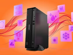 ThinkCentre M75s Gen 6 весит 4,8 кг, а его размеры составляют 336 × 300 × 89 мм.
