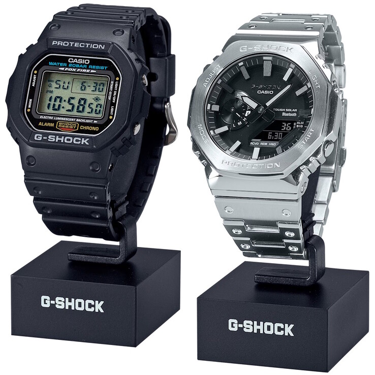Подставка для часов G-Shock C-образной формы поставляется в комплекте из двух штук. (Источник изображения: Casio)