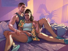 Официальная иллюстрация к GTA 6, на которой изображены два главных героя - Джейсон и Люсия. (Источник изображения: Rockstar)