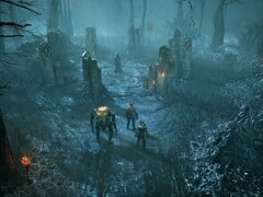 Изображение, демонстрирующее игровую среду в игре «Miasma Chronicles», которая в настоящее время продаётся на Steam со скидкой 70 %.