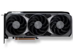 Художественный рендер AMD Radeon RX 9070 XT. (Источник изображения: AMD)