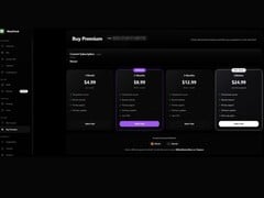 Снимок экрана панели управления вредоносным ПО WeedHack как услугой с информацией о ценах