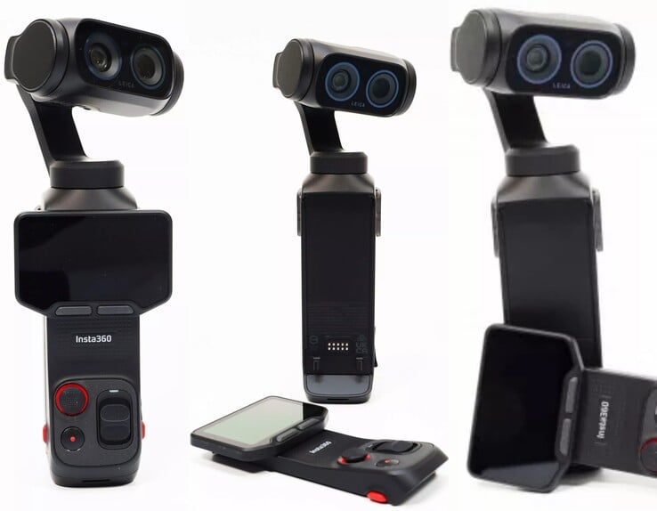 На официальных изображениях Insta360 Luna Ultra показан съемный пульт дистанционного управления. Камера также выпускается в белом цвете.