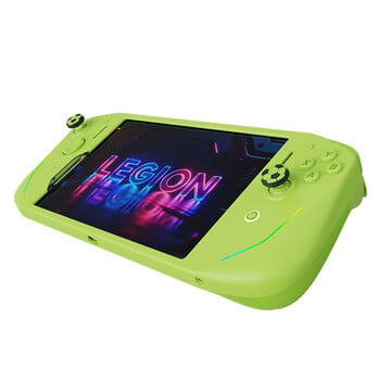 Контроллер Lenovo Legion G9 цвета Rhein Green поставляется с колпачками для больших пальцев.