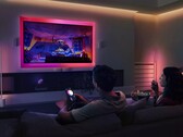 Полосатый светильник Flux от Philips Hue (на фото) теперь доступен в Европе. (Источник изображения: Philips Hue)