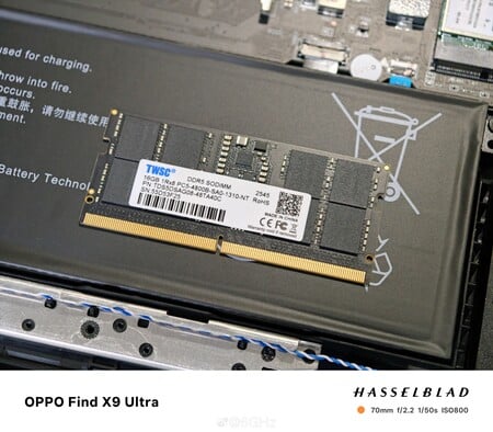 Модуль памяти TWSC DDR5 SODIMM, установленный в процессоре 7000X
