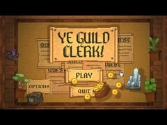 Ye Guild Clerk! была выпущена в Steam 28 октября. (Источник изображения: Steam)