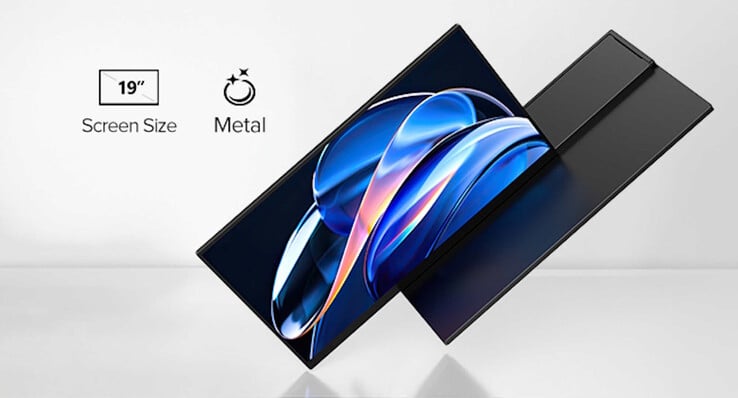 UColor 19 Apex довольно большой для мобильного монитора. (Источник изображения: Uperfect)