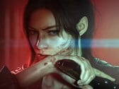 Крупный план изображения Клэр Редфилд, созданный компанией Capcom