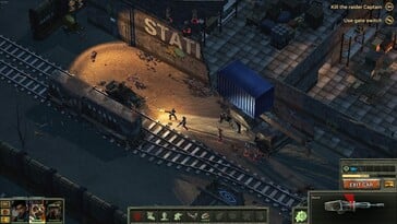 На изображении: скриншот игрового процесса из игры «Dustwind: Resistance».