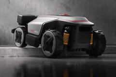 Робот-газонокосилка RockMow Z1 (на фото) от Roborock - это новый робот-газонокосильщик высшего класса. (Источник изображения: Roborock)