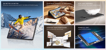 Основные особенности TCL Tab A1 NxtPaper