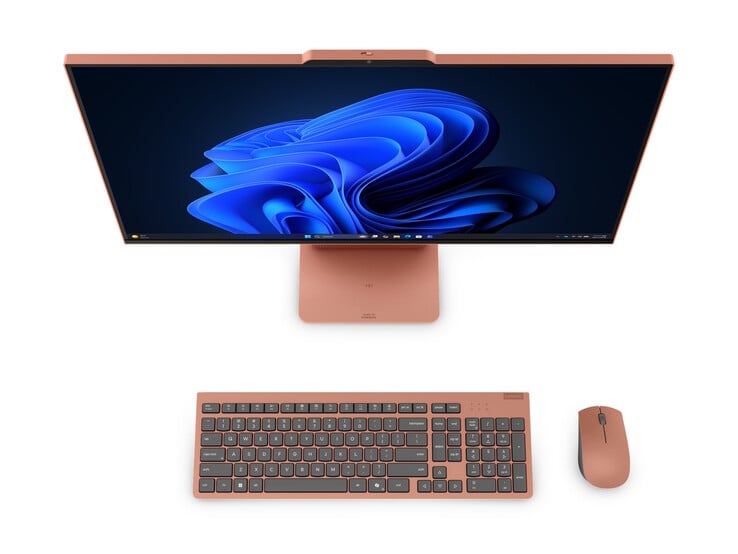 Настольные компьютеры Lenovo IdeaCentre AIO i поставляются в комплекте с клавиатурами и мышами, выполненными в том же цвете.