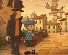 Официальное рекламное изображение к игре «Профессор Лейтон и Новый мир Парового двигателя».