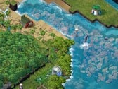 Изображение, демонстрирующее окружающую среду в игре Terra Nil, на которую в настоящее время действует скидка 75 %.