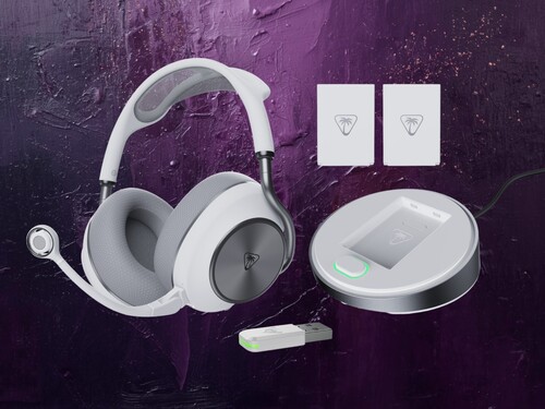 Содержание коробки беспроводной игровой гарнитуры Turtle Beach Stealth Pro II