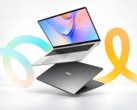 Ноутбуки Asus Vivobook S14 и S16 показаны с разных ракурсов