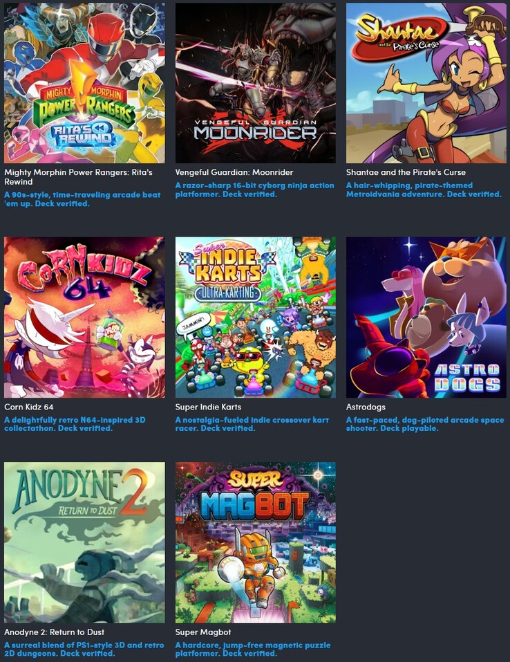 Все игры, входящие в коллекцию Cartridge Chaos