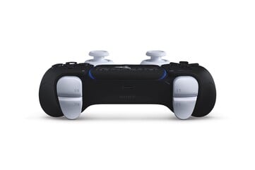 Беспроводной контроллер DualSense Wireless Controller The Last of Us Limited Edition имеет белые кнопки включения и плечевые кнопки. (Источник изображения: Sony)
