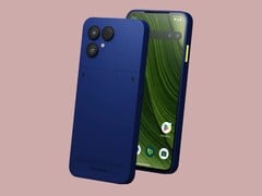 Fairphone 6 Plus в цвете «кобальт-синий».