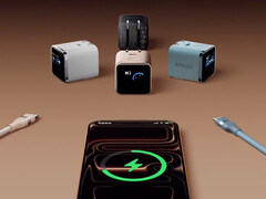 Быстрое зарядное устройство мощностью 45 Вт предлагает функцию адаптивной зарядки для нескольких устройств Apple. На фото: промо-изображение адаптера. (Источник изображения: Anker)