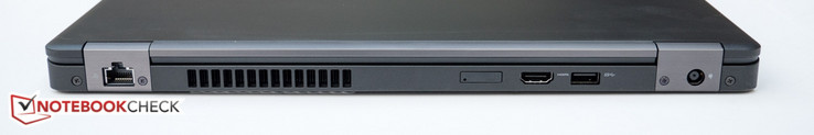 сзади: RJ 45, внешний лоток SIM (опционально), HDMI, USB 3.0, разъём питания