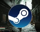 Изображение с логотипом Steam и игрой Steelrising, на которую сейчас действует скидка 90%.
