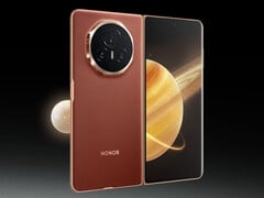 Honor планирует предложить Magic V5 в четырех цветах, включая тот, который заменит красновато-коричневый вариант, разработанный для Magic V3, на фото. (Источник изображения: Honor - отредактировано)