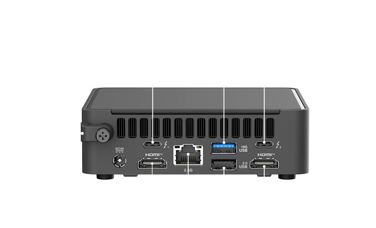 На мини-ПК имеется широкий выбор портов (Источник изображения: Simply NUC)