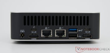 Geekom A9 Max - разъемы на задней панели