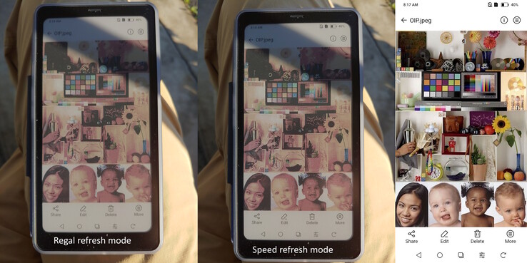 Режимы Regal и Speed при прямом утреннем солнечном свете.